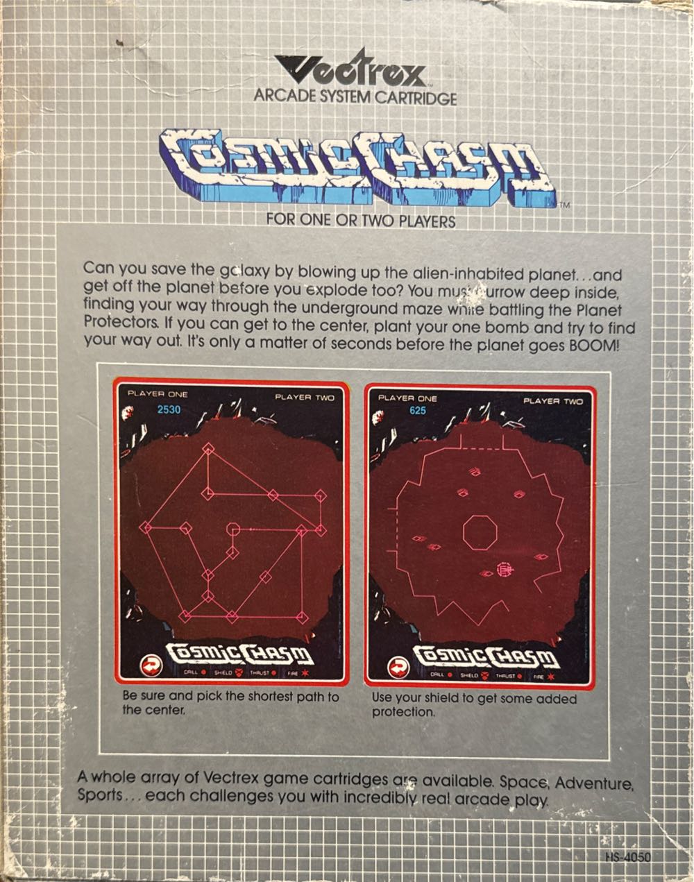 Cosmic Chasm - Vectrex video game collectible - Main Image 2
