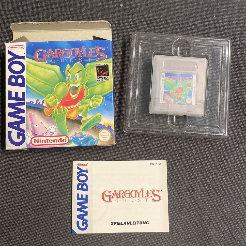 Gargoyle’s Quest - Nintendo Game Boy (Capcom - 1) video game collectible [Barcode 045496460082] - Main Image 3