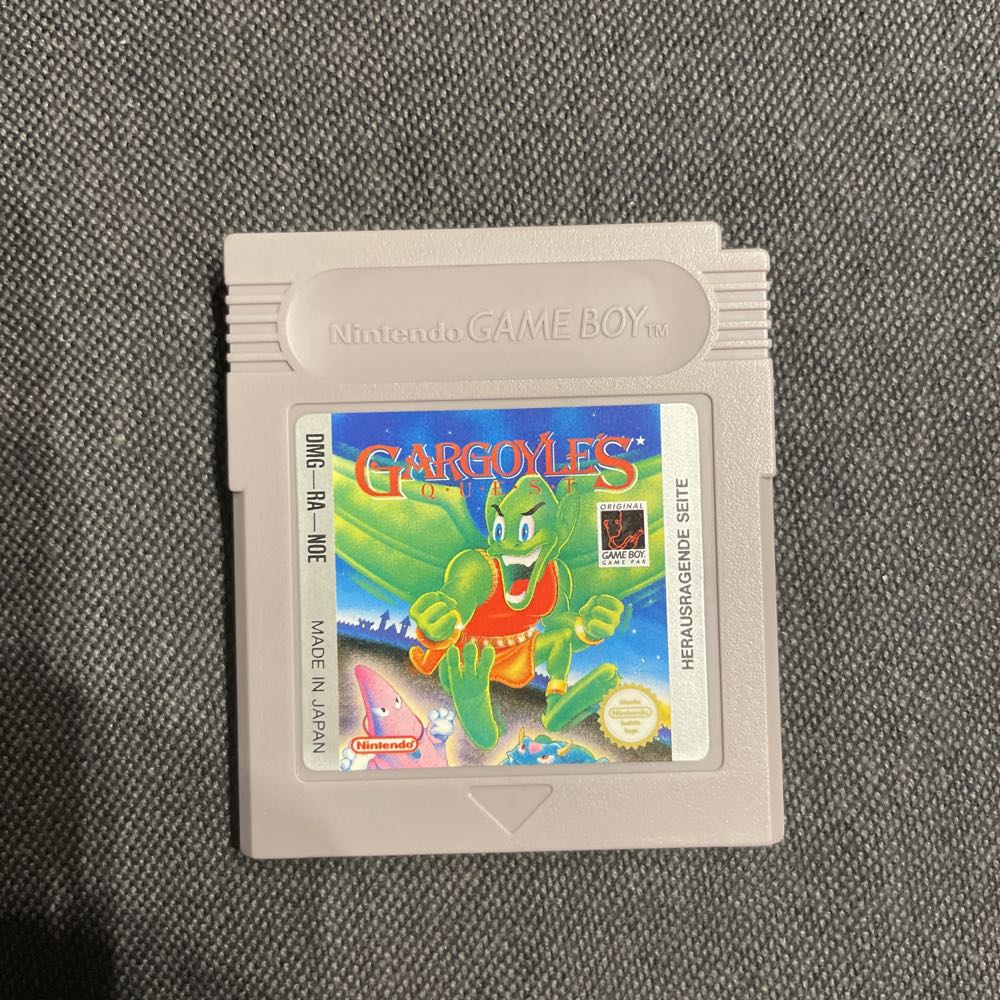 Gargoyle’s Quest - Nintendo Game Boy (Capcom - 1) video game collectible [Barcode 045496460082] - Main Image 4