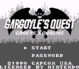 Gargoyle’s Quest - Nintendo Game Boy (Nintendo) video game collectible - Main Image 3