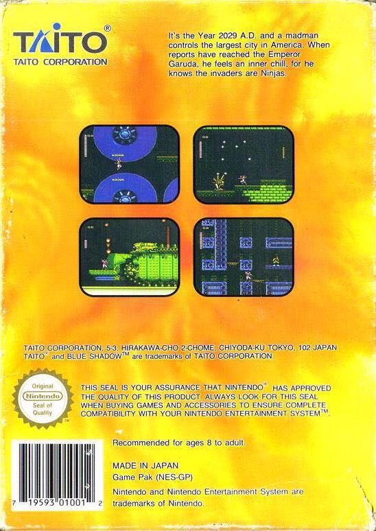 Shadow Of The Ninja - Nintendo Entertainment System (NES) (2) video game collectible - Main Image 2