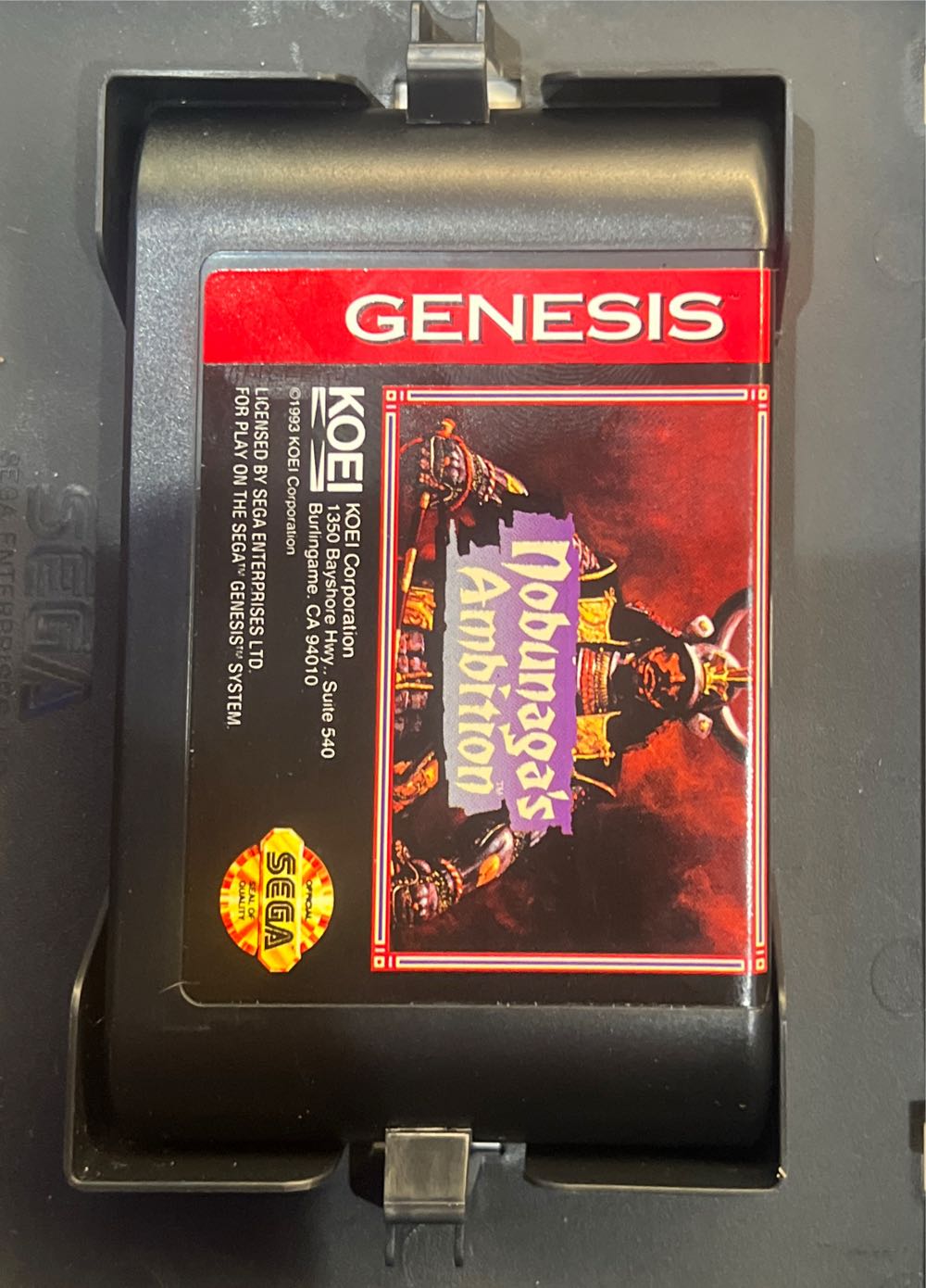 Nobunaga’s Ambition - Sega Genesis (Mega Drive) (Koei) video game collectible [Barcode 040198000710] - Main Image 4