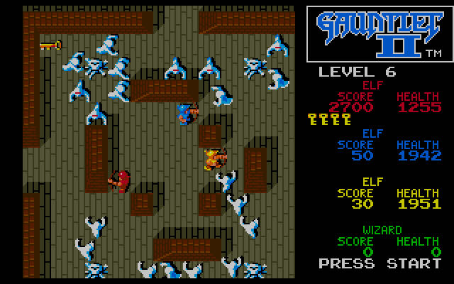 Gauntlet 2 - Nintendo Entertainment System (NES) (Midscape - 1-2) video game collectible - Main Image 3