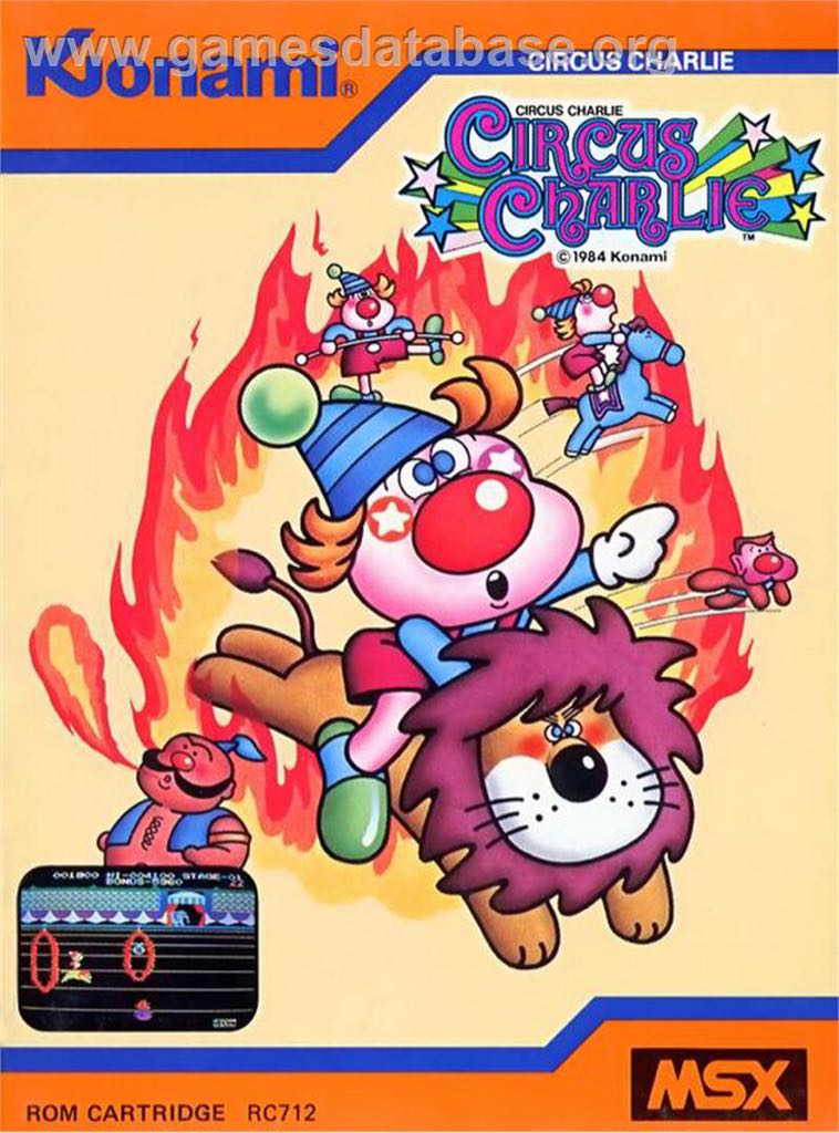 Circus Charlie - MSX video game collectible - Main Image 1