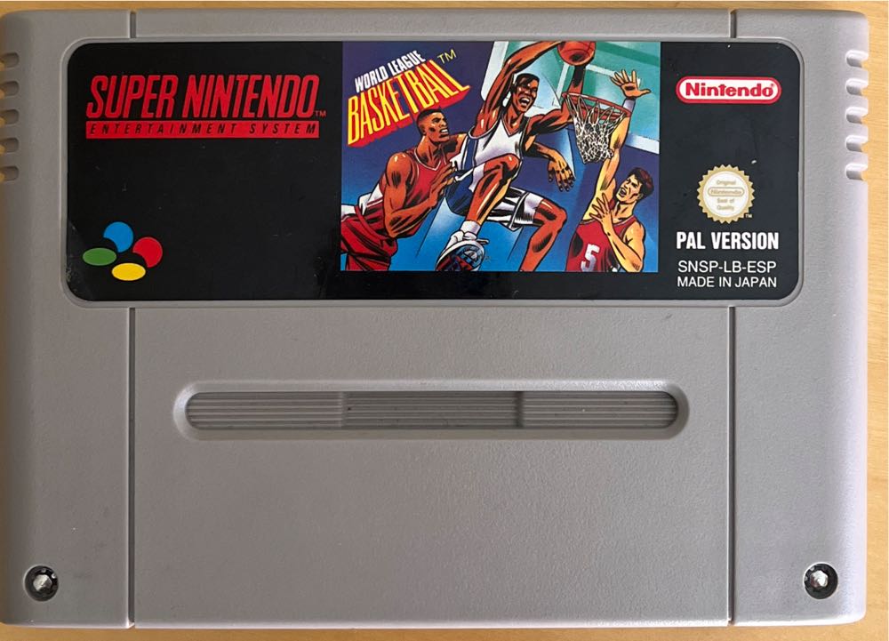 World League Basketball - Nintendo Super Nintendo Entertainment System (SNES) video game collectible - Main Image 3