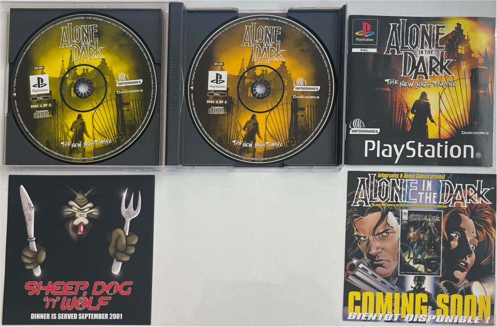 Alone in the Dark: The New Nightmare - Sony PlayStation (Infrogames - 1) video game collectible [Barcode 3546430010976] - Main Image 3