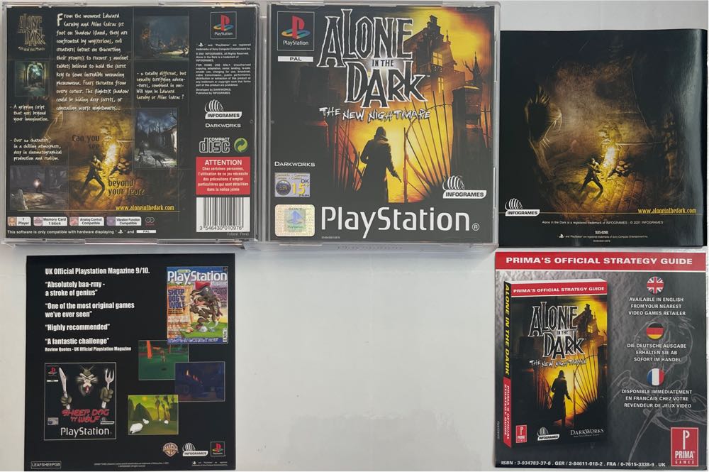 Alone in the Dark: The New Nightmare - Sony PlayStation (Infrogames - 1) video game collectible [Barcode 3546430010976] - Main Image 4