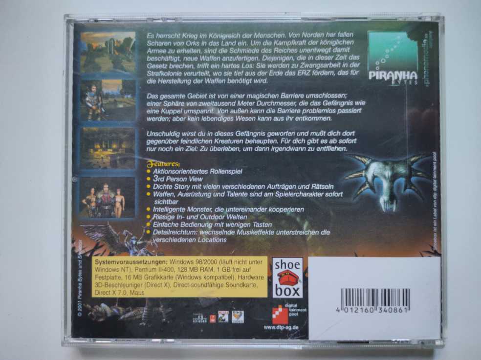 Gothic - PC (THQ Nordic  - 1) video game collectible [Barcode 4012160340861] - Main Image 2