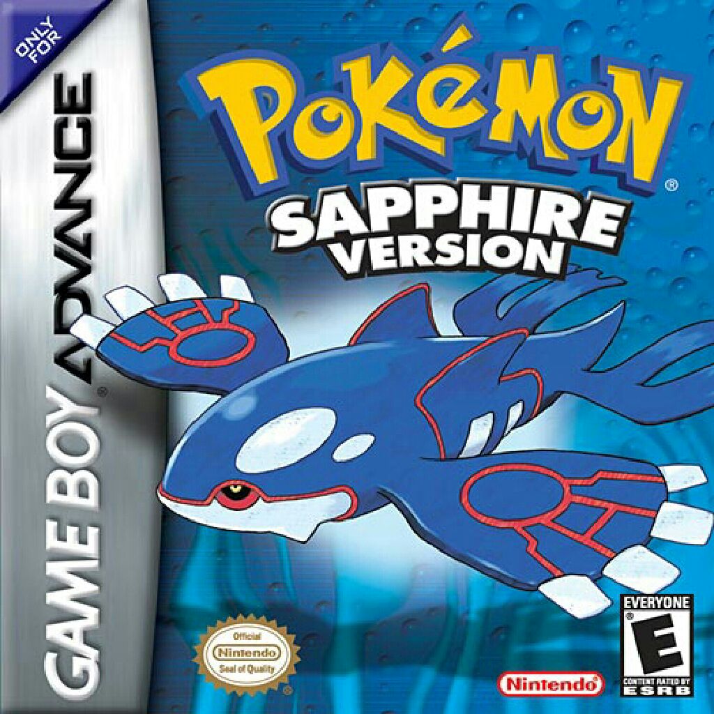 Pokemon Sapphire - Nintendo Game Boy Advance (GBA) (Nintendo) video game collectible - Main Image 1