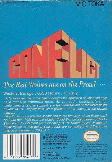 Conflict - Nintendo Entertainment System (NES) video game collectible - Main Image 2