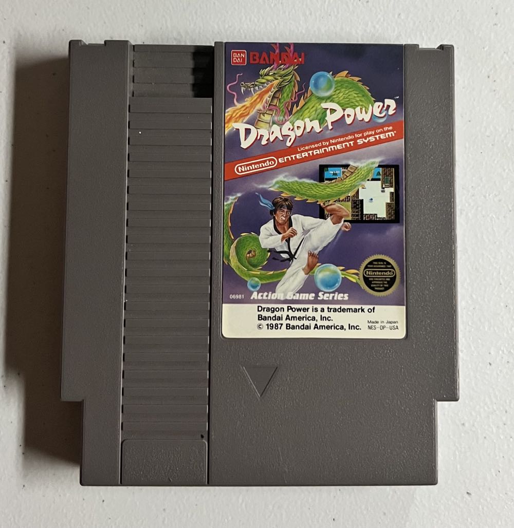 Dragon Power - Nintendo Entertainment System (NES) (Bandai - 1) video game collectible - Main Image 2
