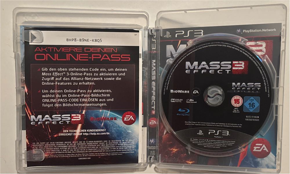 Mass Effect 3 - Sony PlayStation 3 (PS3) (Electronic Arts Inc - 1) video game collectible [Barcode 5030932101570] - Main Image 3