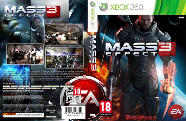 Mass Effect 3 - Microsoft Xbox 360 (Electronic Arts/EA Games - 1) video game collectible [Barcode 5030947101589] - Main Image 2