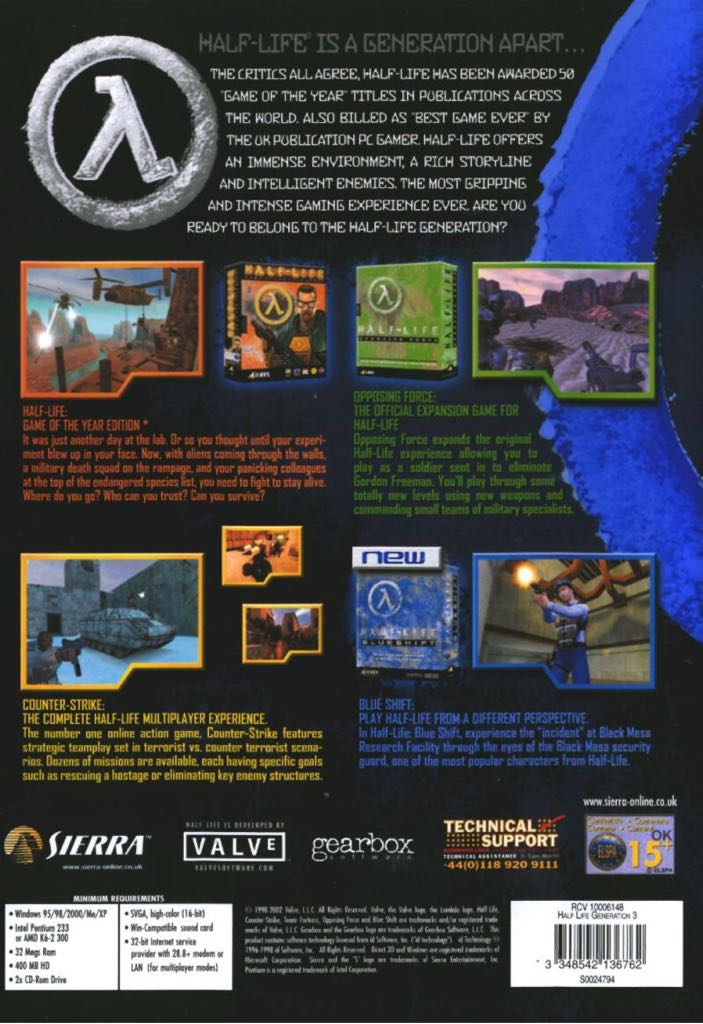 Half Life - Sega Dreamcast video game collectible - Main Image 2