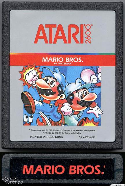 Mario Bros - Atari 2600 (Nintendo) video game collectible - Main Image 2