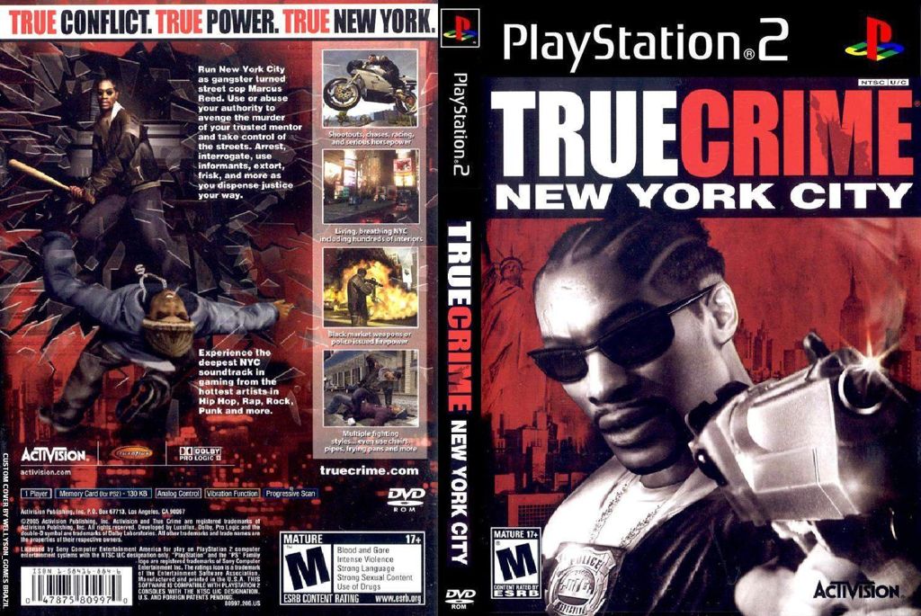 True Crime: New York City - Sony PlayStation 2 (PS2) (Activision Blizzard - 1) video game collectible [Barcode 047875809970] - Main Image 2