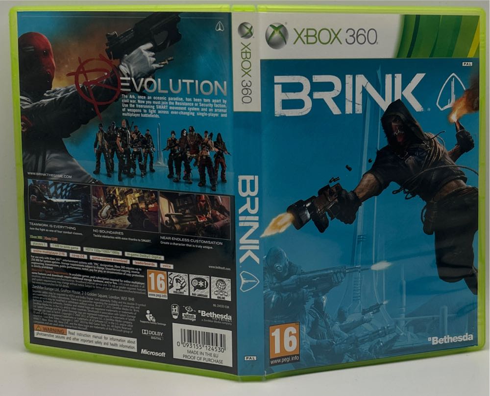 Brink - Microsoft Xbox 360 (Bethesda Softworks - 1) video game collectible [Barcode 093155124530] - Main Image 3