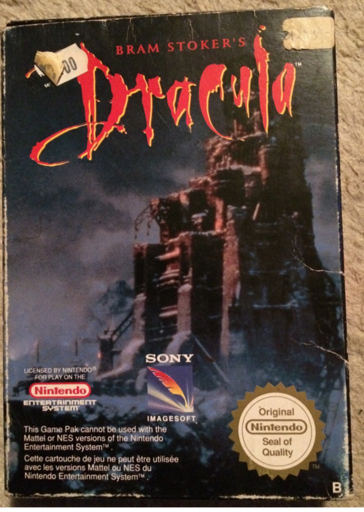 Bram Stoker’s Dracula - Nintendo Entertainment System (NES) (Sony Imagesoft - 1) video game collectible - Main Image 1
