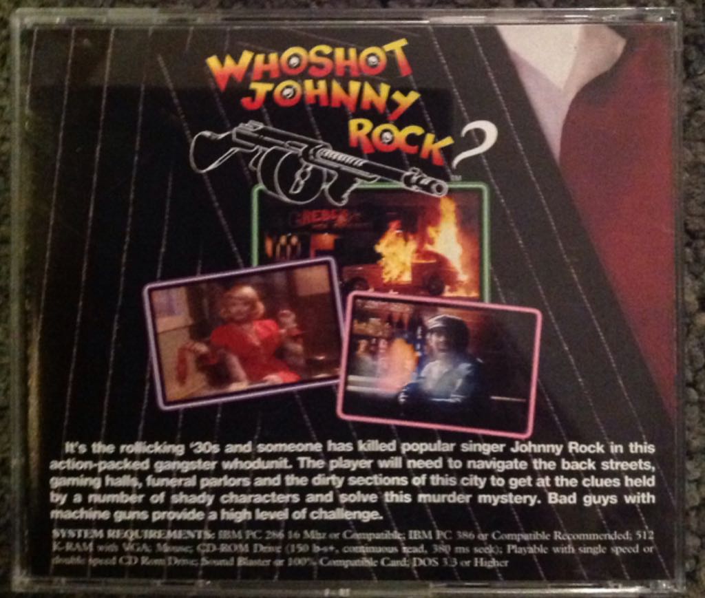 Who Shot Johnny Rock? - PC video game collectible - Main Image 2