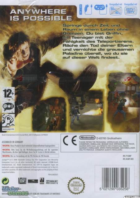 Jumper Griffin’s Story - Nintendo Wii (Brash Entertainment - 1) video game collectible [Barcode 890181002142] - Main Image 2