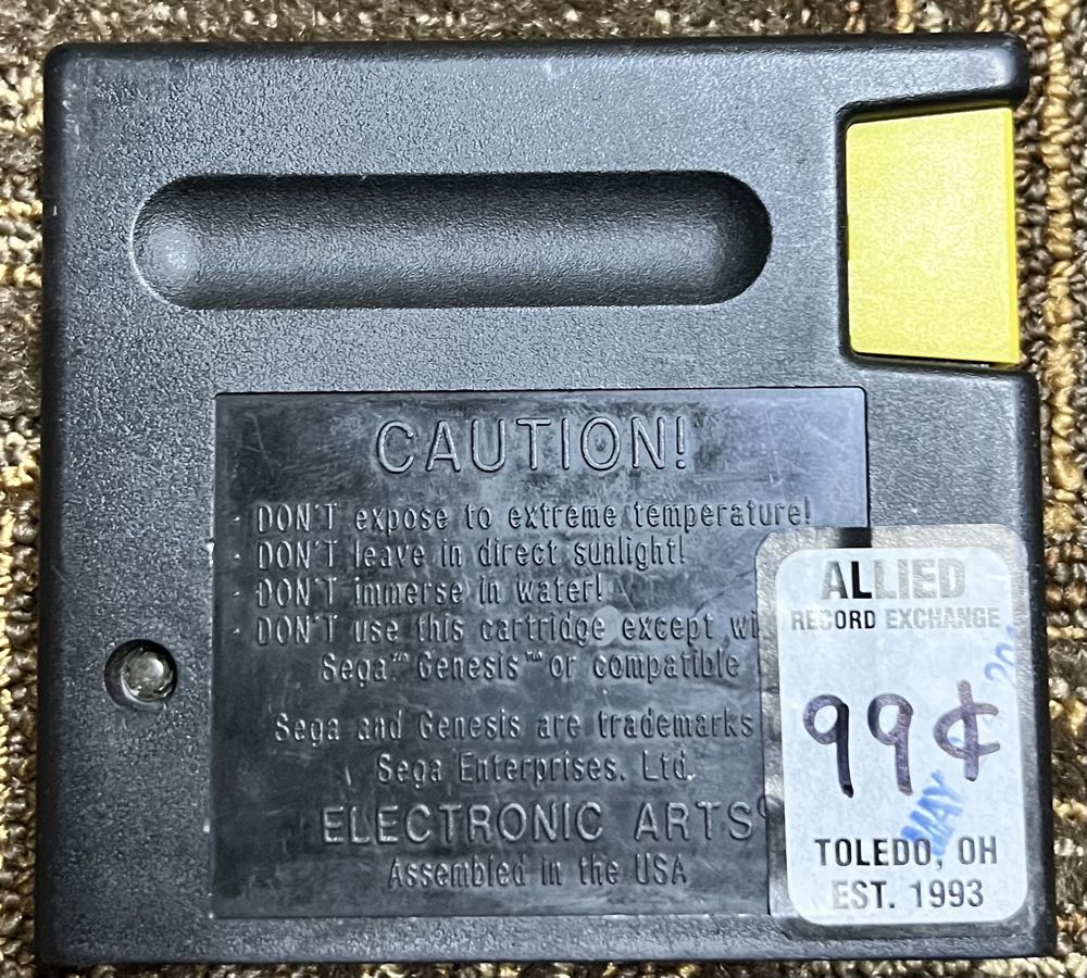 NHL 95 - Sega Genesis (Mega Drive) (Electronic Arts - 1) video game collectible - Main Image 3