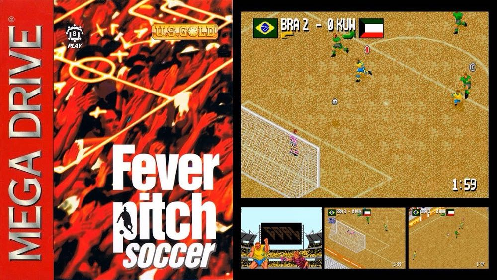 Fever Pitch Soccer - Nintendo Super Nintendo Entertainment System (SNES) video game collectible [Barcode 5013442560853] - Main Image 3