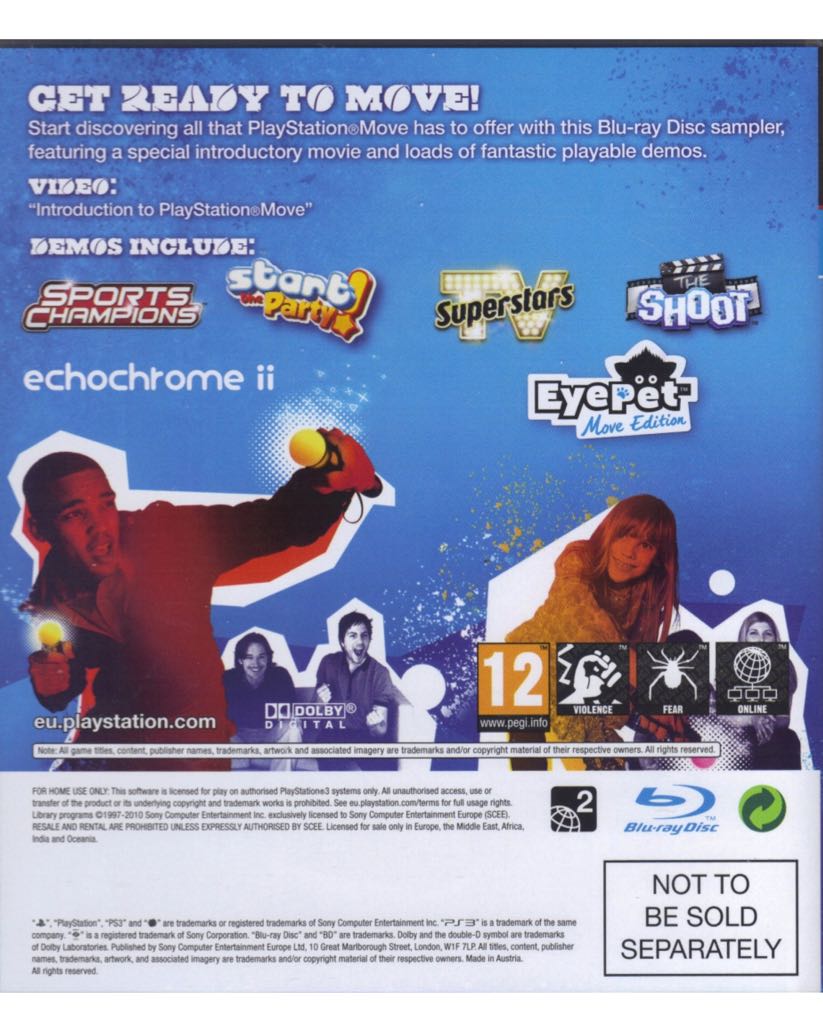 Playstation Move Starter Disc - Sony PlayStation 3 (PS3) video game collectible - Main Image 2
