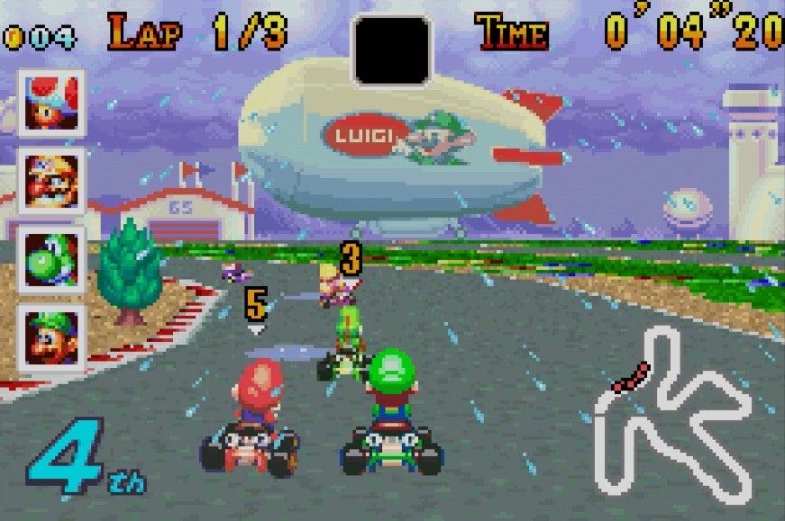 Mario Kart: Super Circuit - Nintendo Game Boy Advance (GBA) video game collectible - Main Image 3