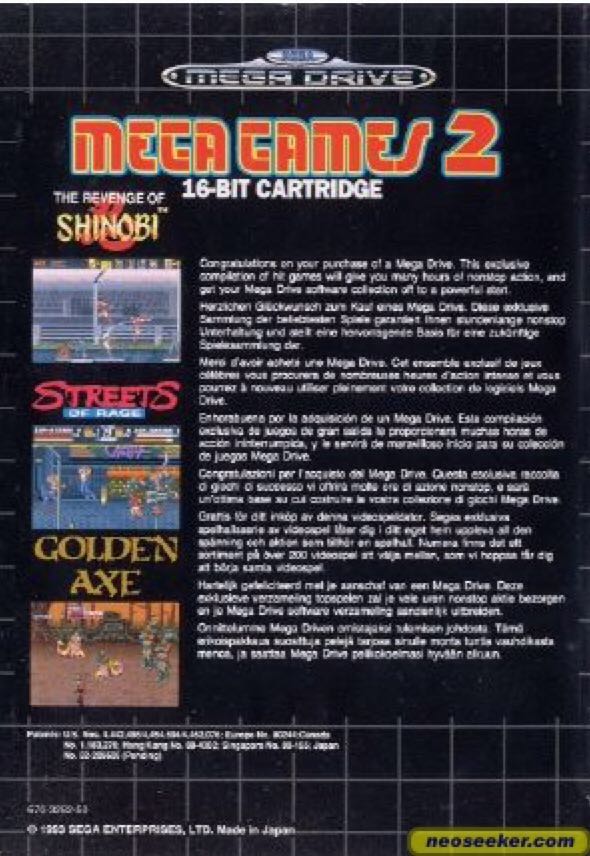 Mega Games 2 - Sega Mega Drive video game collectible - Main Image 2