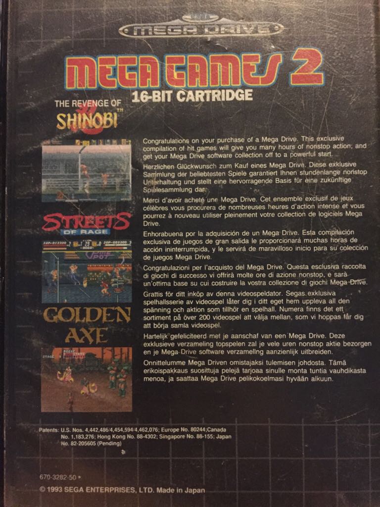 Mega Games 2 - Sega Mega Drive video game collectible - Main Image 2