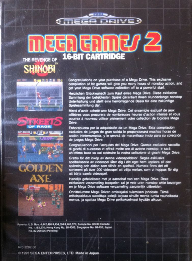 Mega Games 2 - Sega Mega Drive video game collectible - Main Image 2