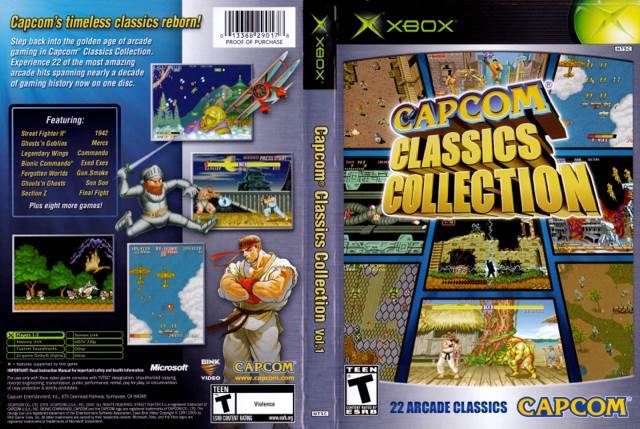 Capcom: Classics Collection Vol. 1 - Microsoft Xbox (Capcom - 1-2) video game collectible [Barcode 013388290178] - Main Image 2
