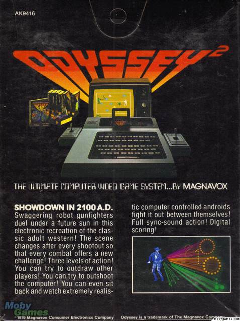 Showdown in 2100 A.D. - Magnavox Odyssey video game collectible - Main Image 2