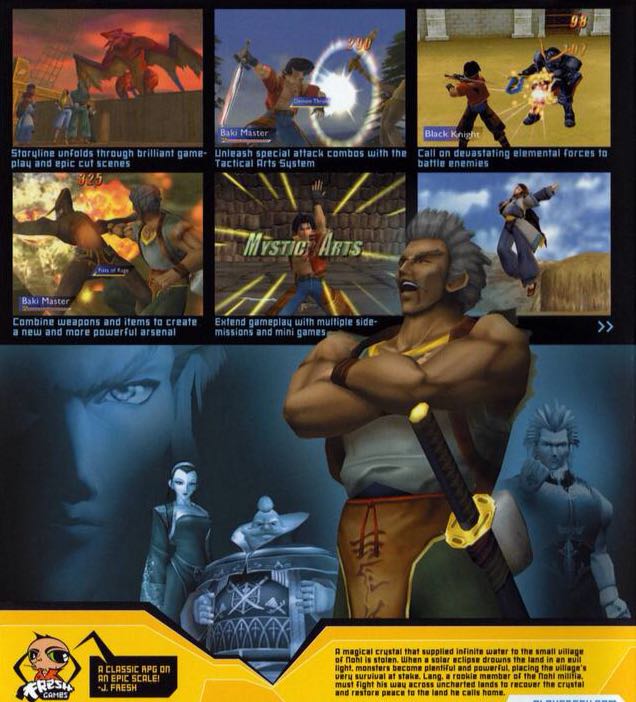 Legaia 2: Duel Saga - Sony PlayStation 2 (PS2) (Eidos Interactive - 1) video game collectible [Barcode 5032921017091] - Main Image 2