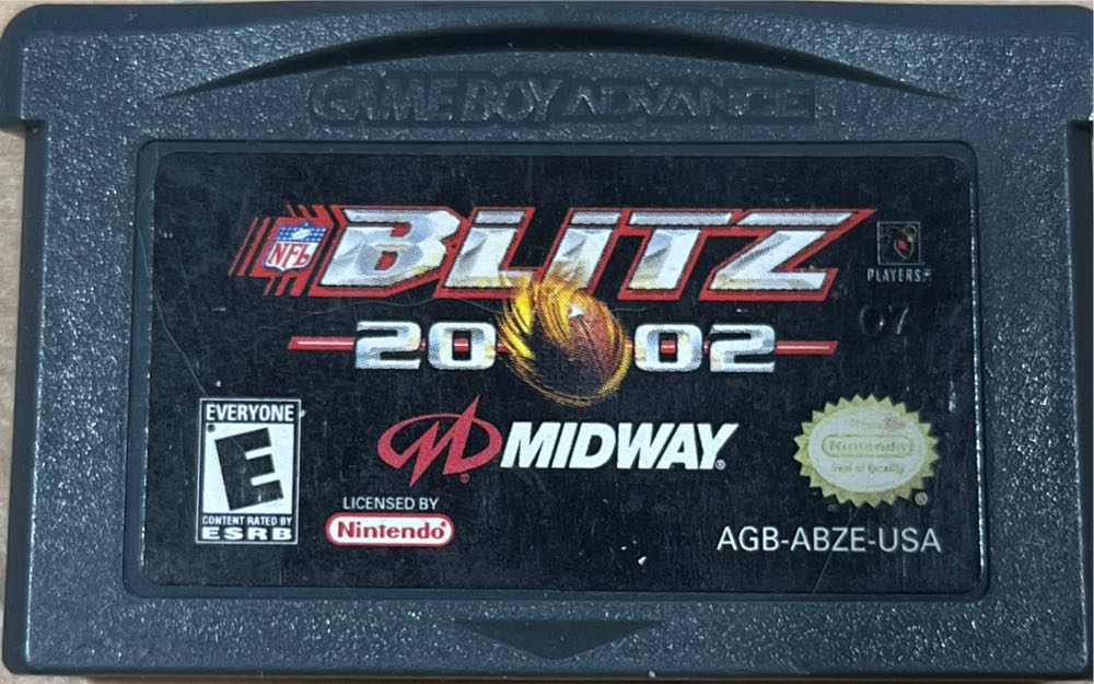NFL Blitz 2002 - Nintendo Game Boy Advance (GBA) (Midway) video game collectible - Main Image 2
