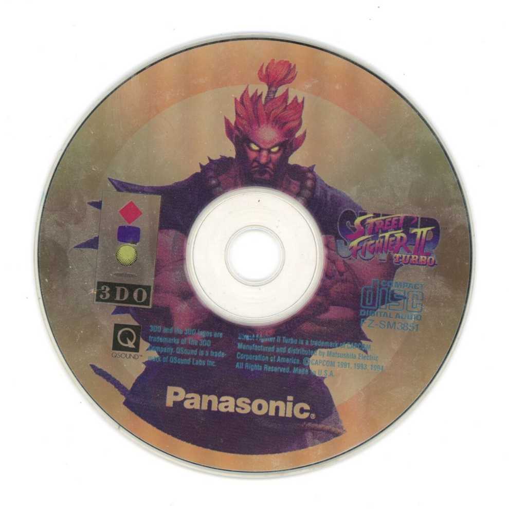 Super Street Fighter II Turbo (Disc Only) - 3DO (Capcom - 1-2) video game collectible [Barcode 037988830114] - Main Image 3
