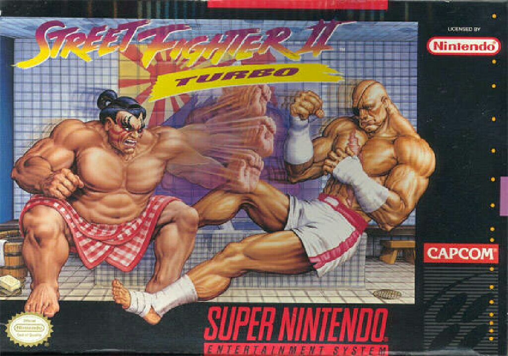 Super Street Fighter 2 Turbo - Nintendo Super Nintendo Entertainment System (SNES) video game collectible - Main Image 1