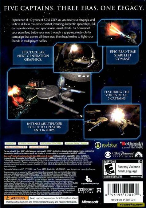 Star Trek: Legacy - Microsoft Xbox 360 (Bethesda Softworks - 1) video game collectible [Barcode 093155120105] - Main Image 2