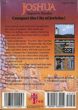 Joshua And The Battle Of Jericho - Nintendo Entertainment System (NES) (Wisdom Tree - 1) video game collectible - Main Image 2