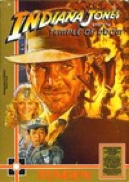 Indiana Jones And The Temple Of Doom - Nintendo Entertainment System (NES) (Mindscape Inc. - 1) video game collectible [Barcode 031763014126] - Main Image 1