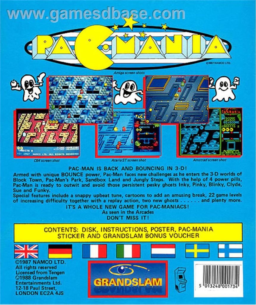 Pac-Mania - Atari ST (1) video game collectible - Main Image 2