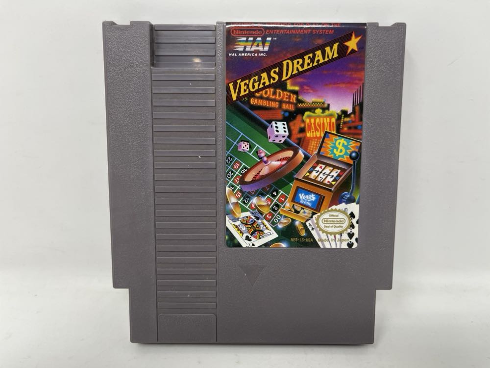 Vegas Dream - Nintendo Entertainment System (NES) (CBS Sony Group - 4) video game collectible [Barcode 040458233049] - Main Image 3