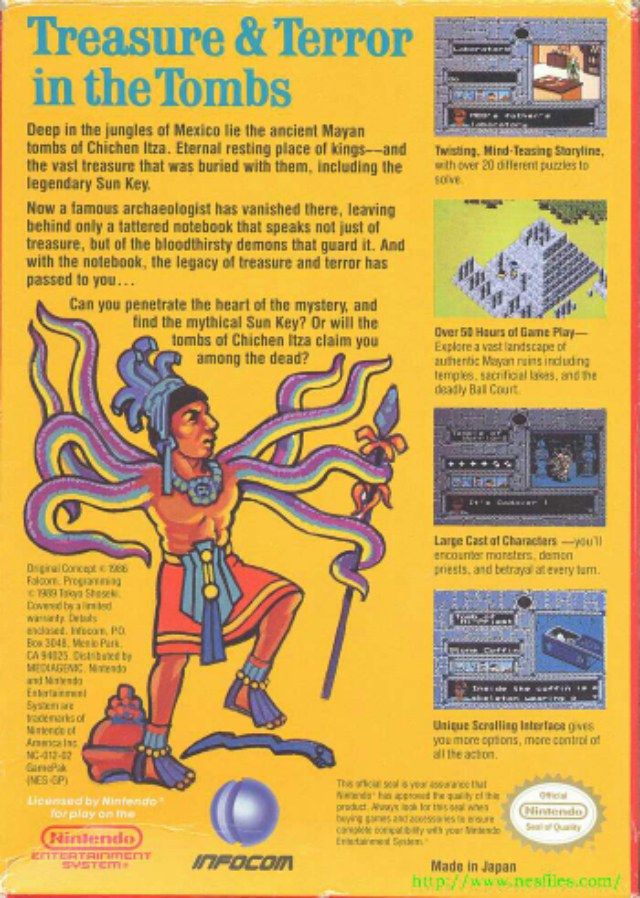Tombs & Treasure - Nintendo Entertainment System (NES) video game collectible - Main Image 2