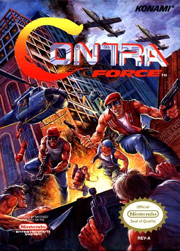 Contra Force - Nintendo Entertainment System (NES) (Konami - 2) video game collectible - Main Image 1