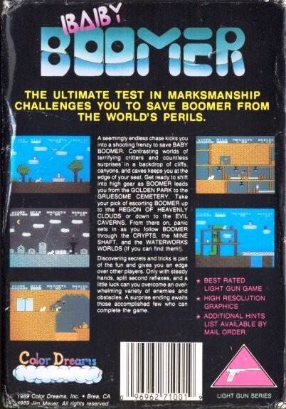 Baby Boomer - Nintendo Entertainment System (NES) (Color Dreams) video game collectible [Barcode 096962710019] - Main Image 2