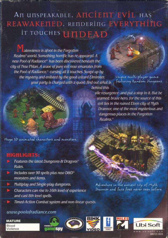 Pool Of Radiance - PC (Ubisoft Inc.) video game collectible [Barcode 008888650553] - Main Image 2