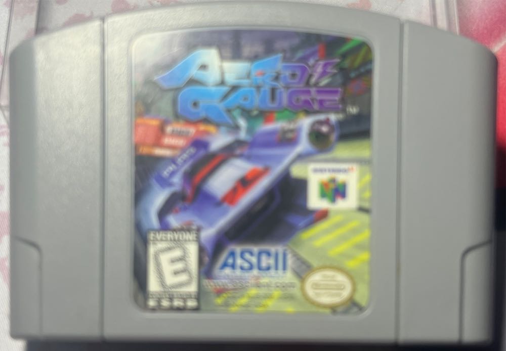 Aero Gauge - Nintendo 64 (N64) (ASCII Entertainment - 2) video game collectible [Barcode 4988606101528] - Main Image 3