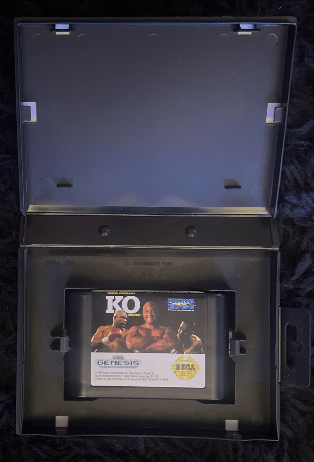 George Foreman’s KO Boxing - Sega Genesis (Mega Drive) (Flying Edge - 1-2) video game collectible [Barcode 741062111111] - Main Image 3