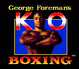 George Foreman’s KO Boxing - Nintendo Super Nintendo Entertainment System (SNES) (Akklaim - 2) video game collectible - Main Image 2