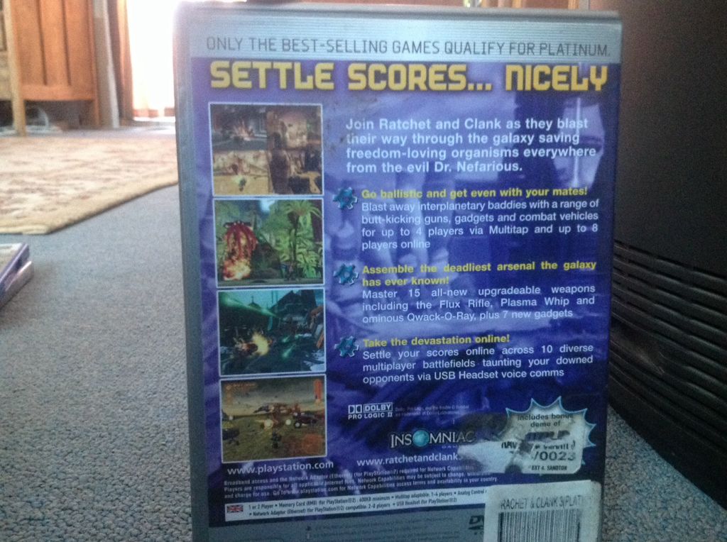 Ratchet & Clank 3  - Sony PlayStation 2 (PS2) video game collectible [Barcode 6004416066258] - Main Image 2
